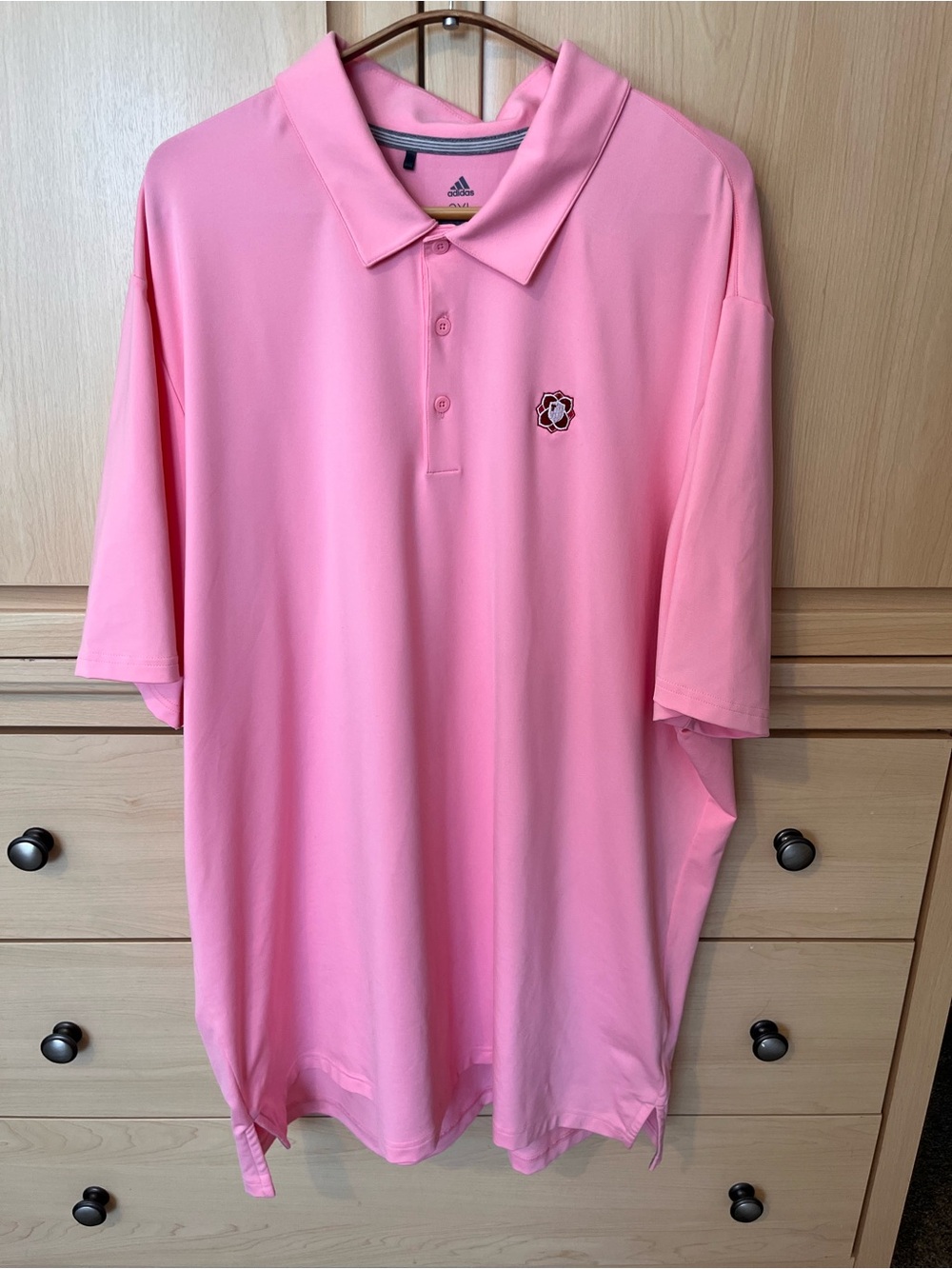 Adidas Men’s Pink Polo Shirt XXL